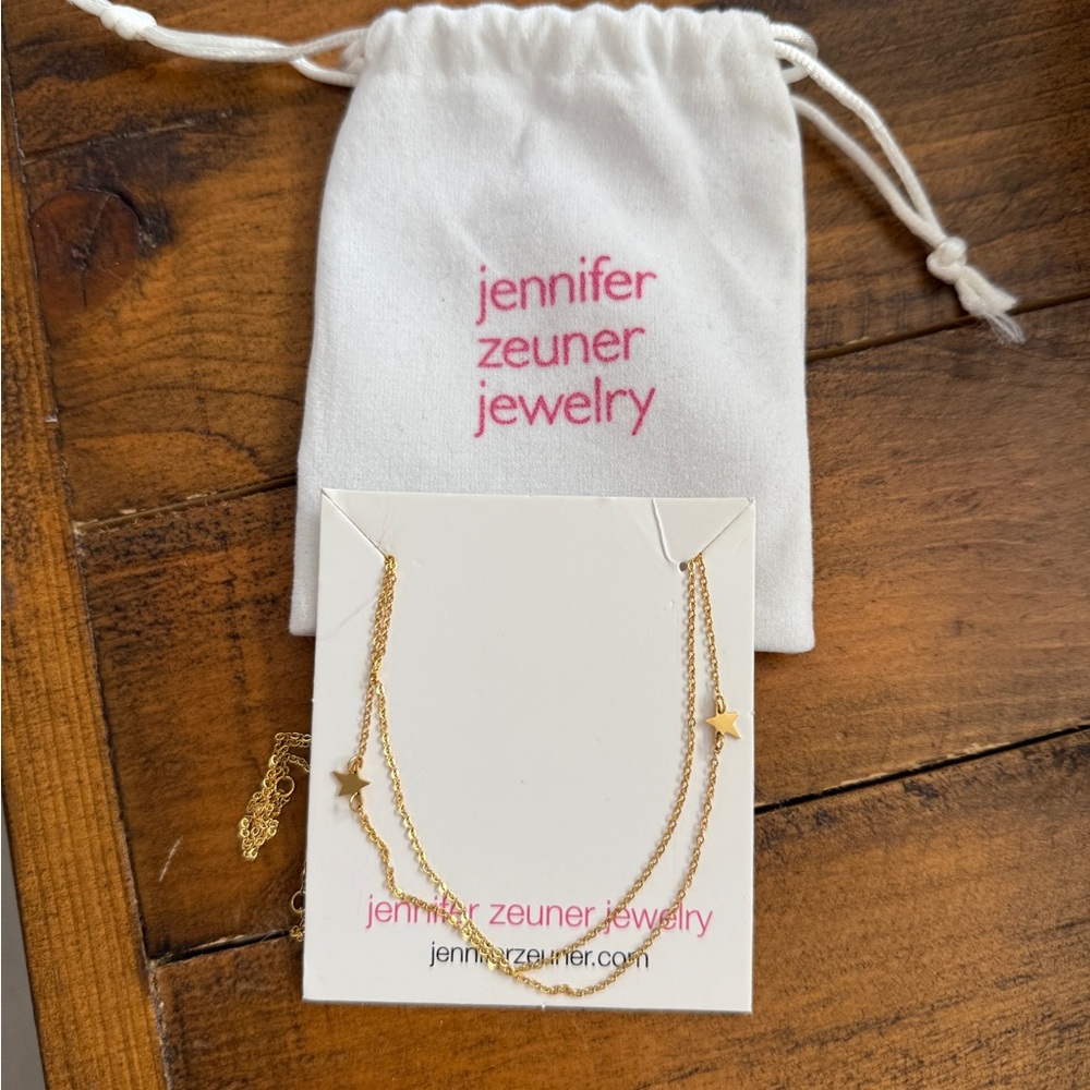 Jennifer Zeuner Gold Star Necklace